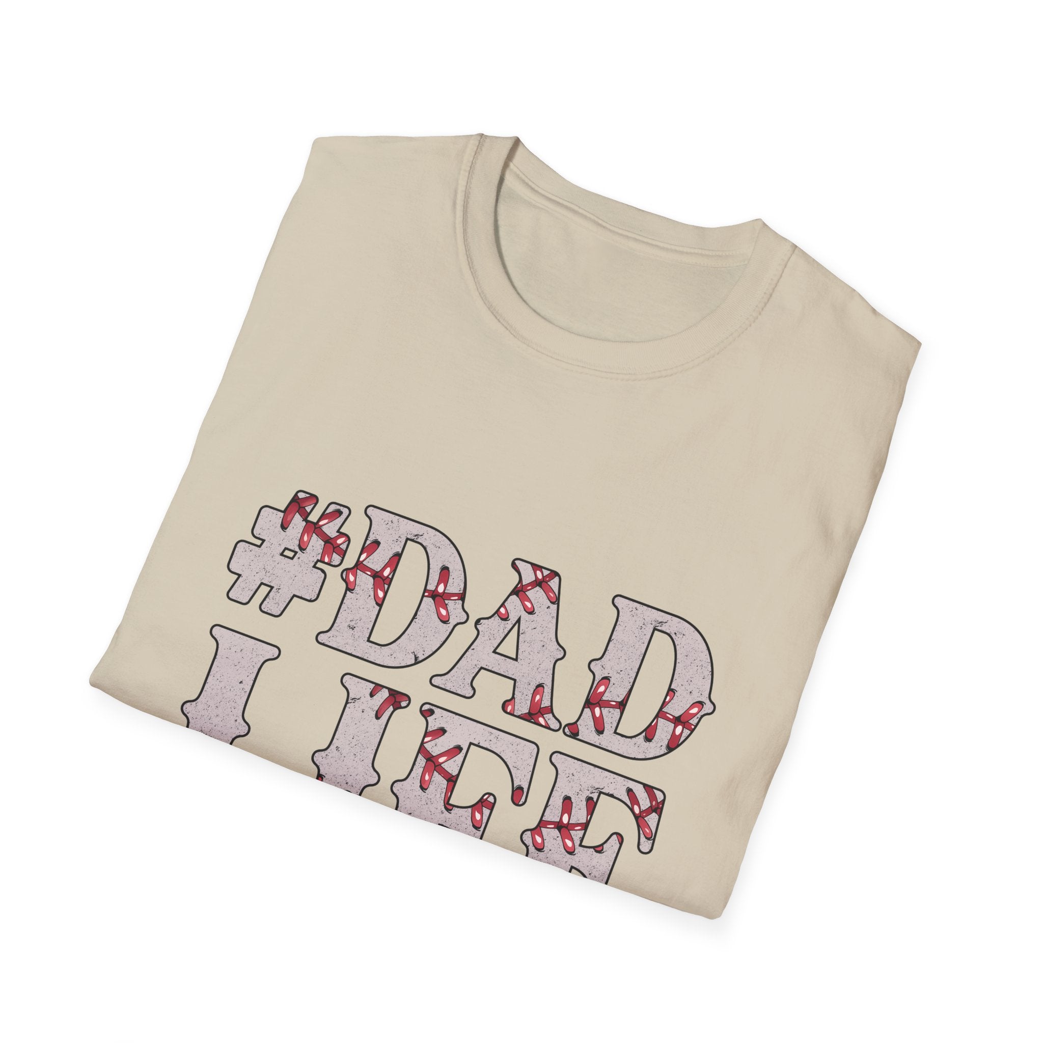 Dad Life Baseball Dad Unisex Softstyle T-Shirt