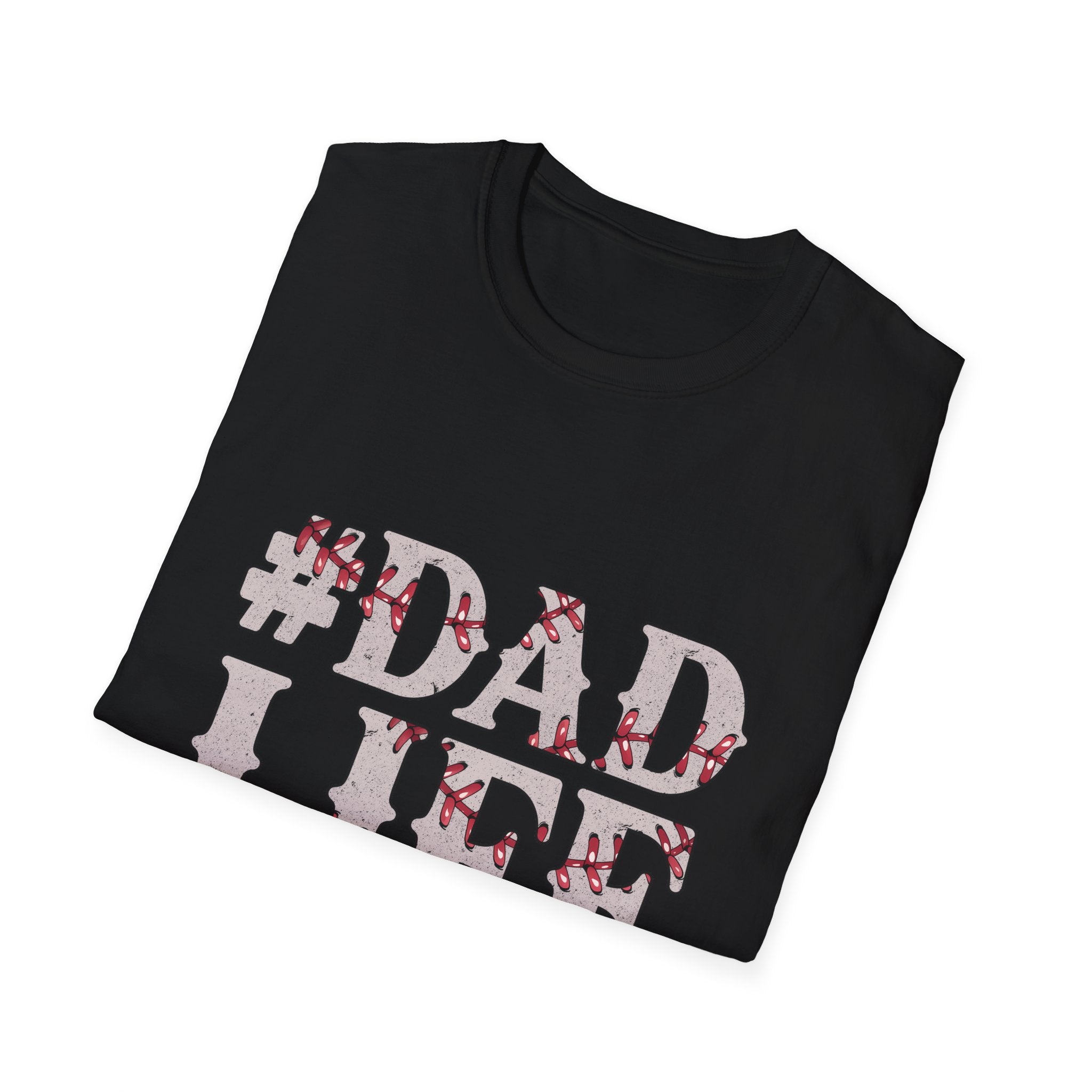 Dad Life Baseball Dad Unisex Softstyle T-Shirt