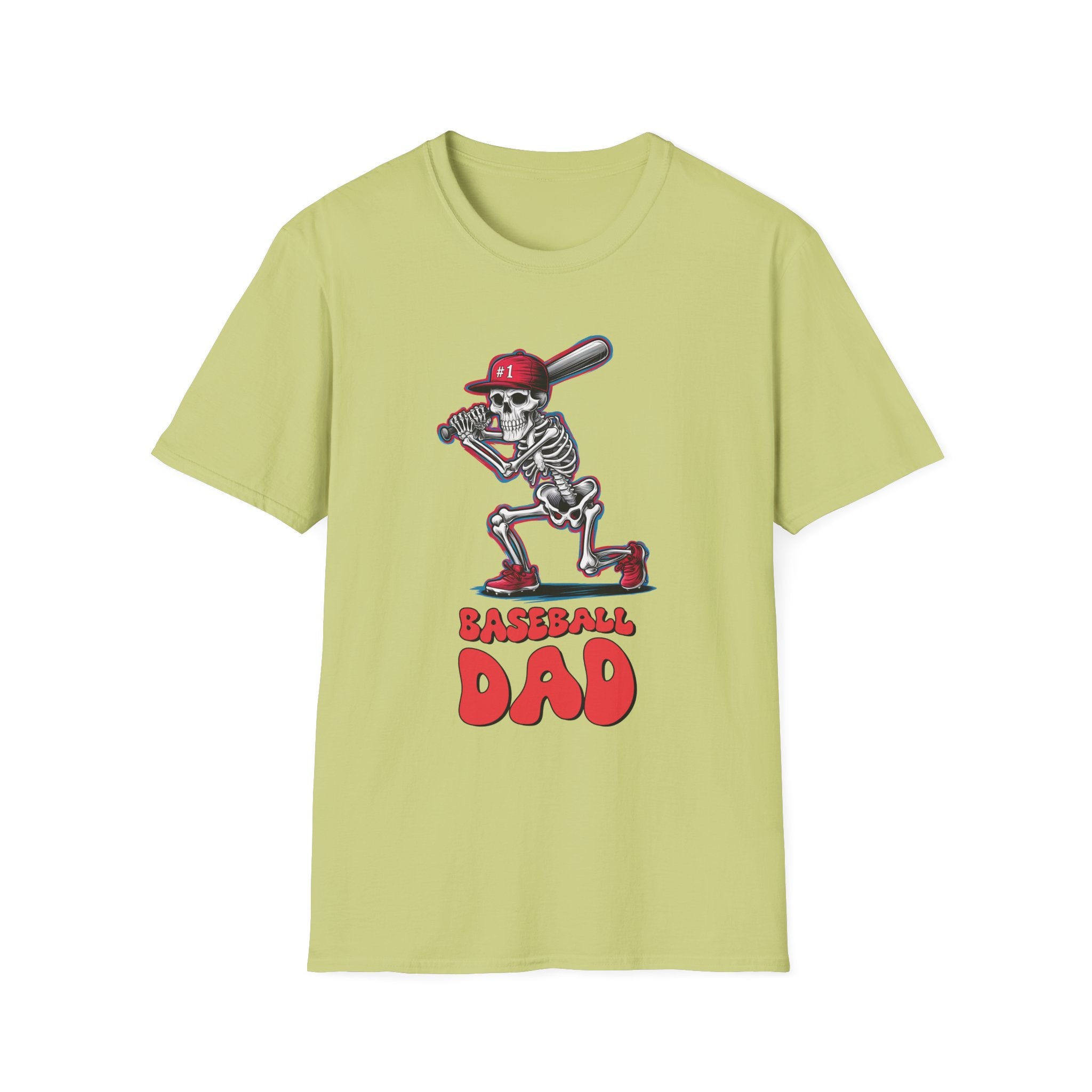Skelly Baseball Dad Unisex Soft style T-Shirt