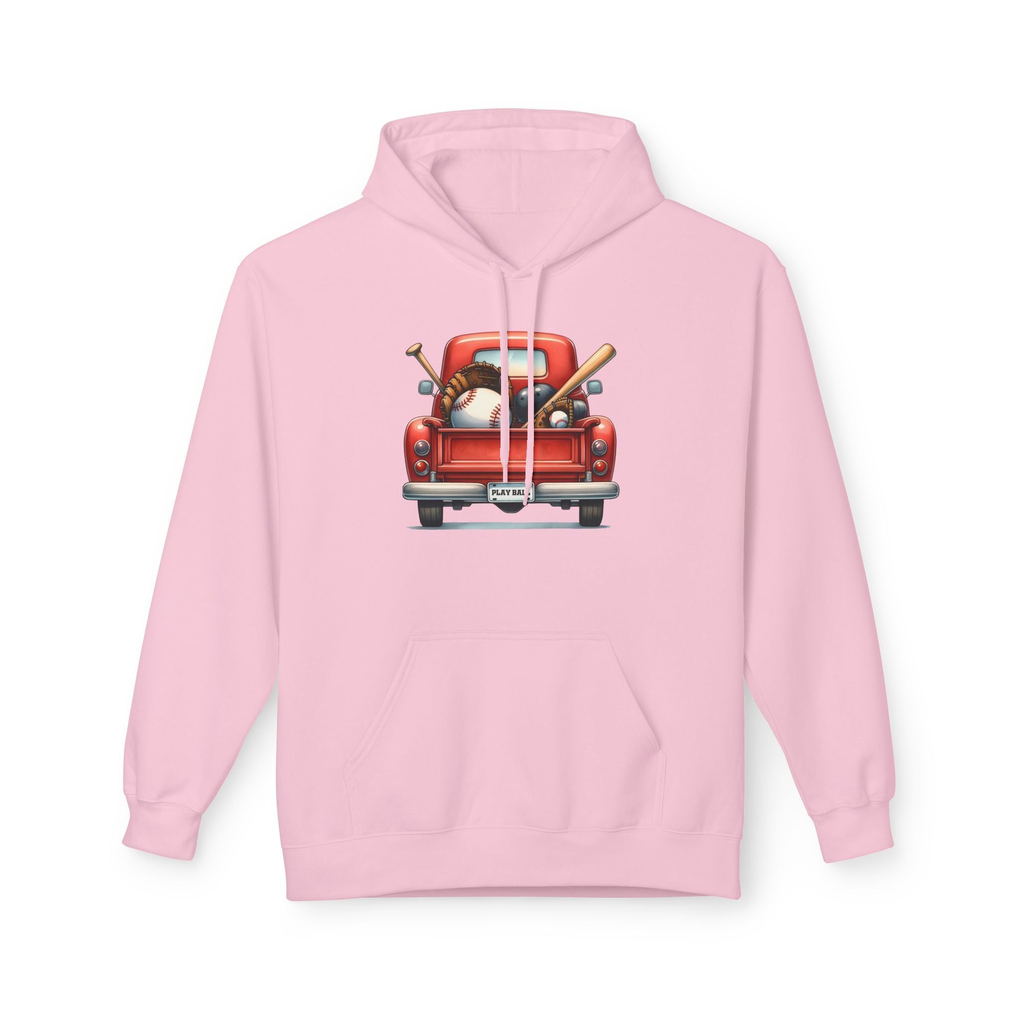 Baseball Truck Unisex Midweight Softstyle Fleece Hoodie