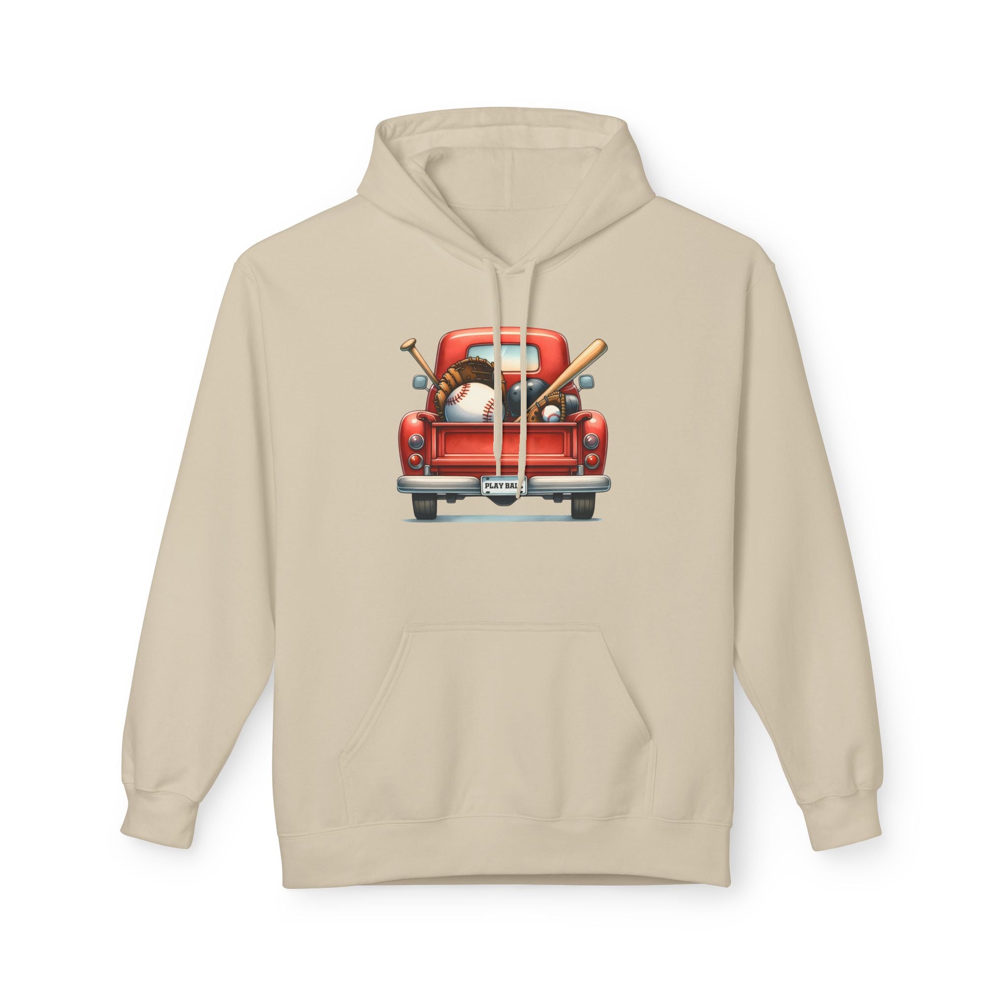 Baseball Truck Unisex Midweight Softstyle Fleece Hoodie
