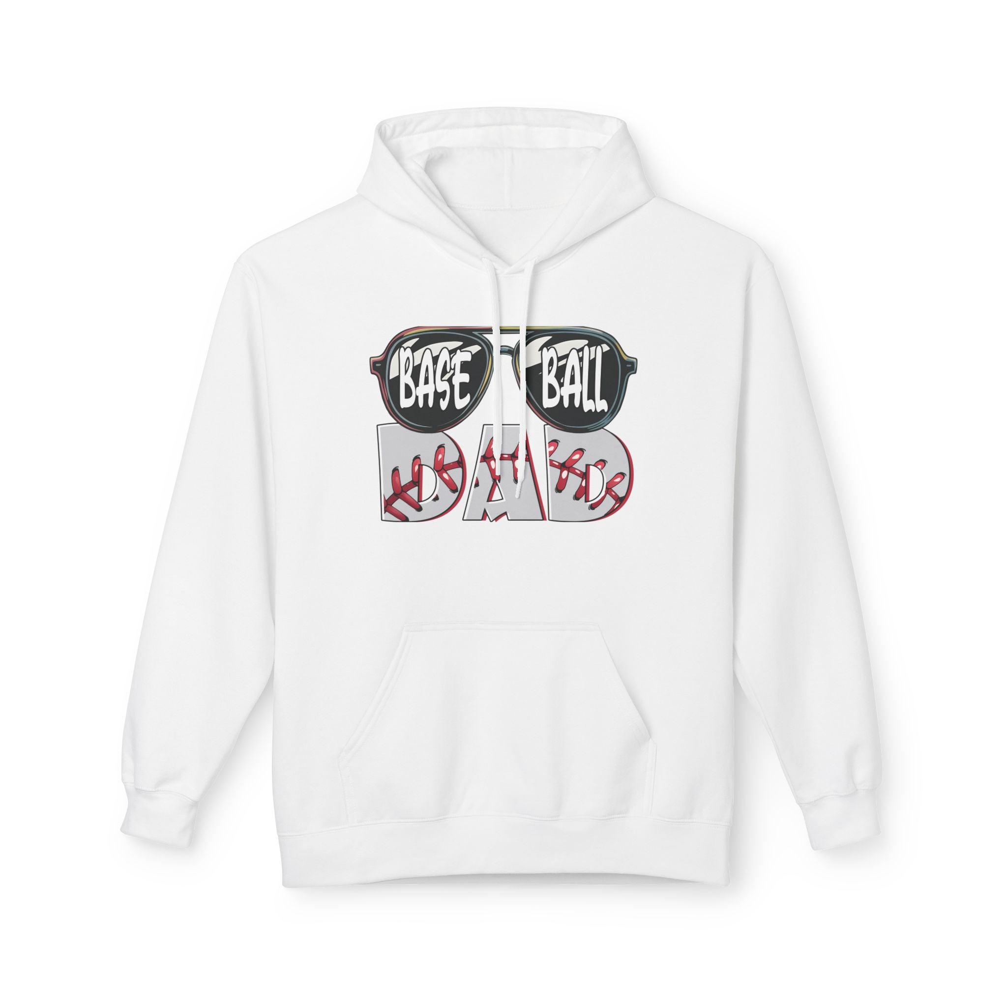 Cool Baseball Dad Unisex Midweight Softstyle Fleece Hoodie