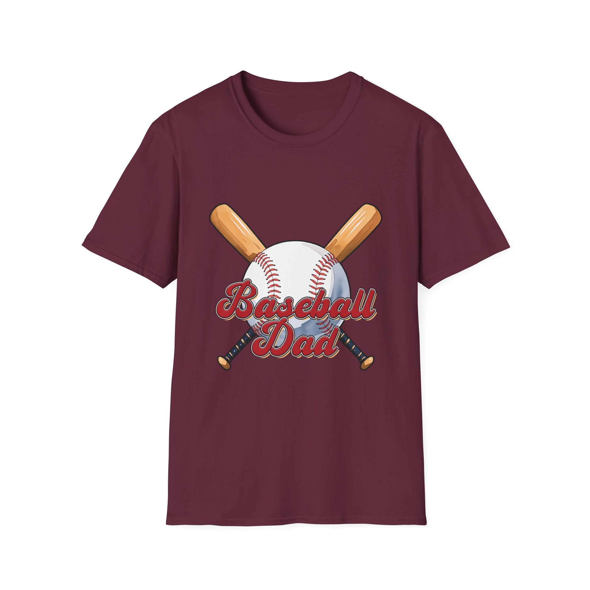 Baseball Dad Unisex Softstyle T-Shirt