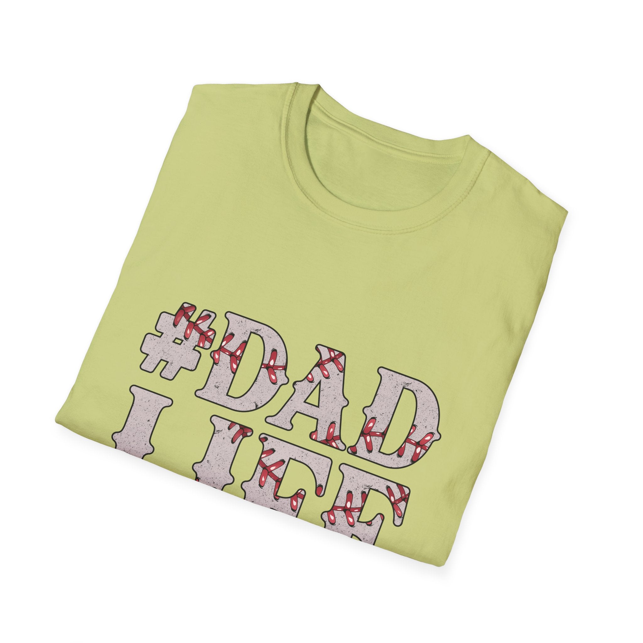 Dad Life Baseball Dad Unisex Softstyle T-Shirt