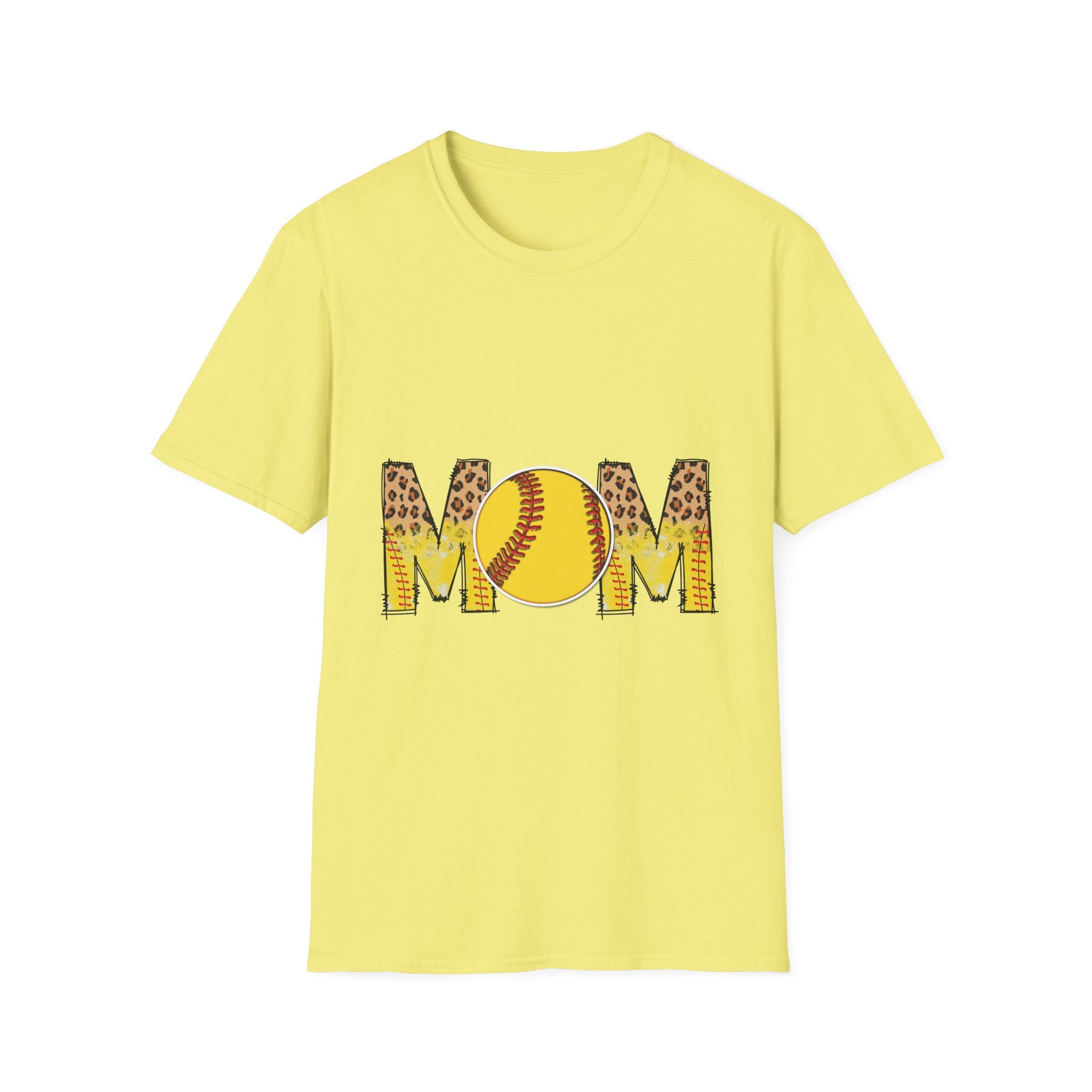 Softball Mom Unisex Softstyle T-Shirt